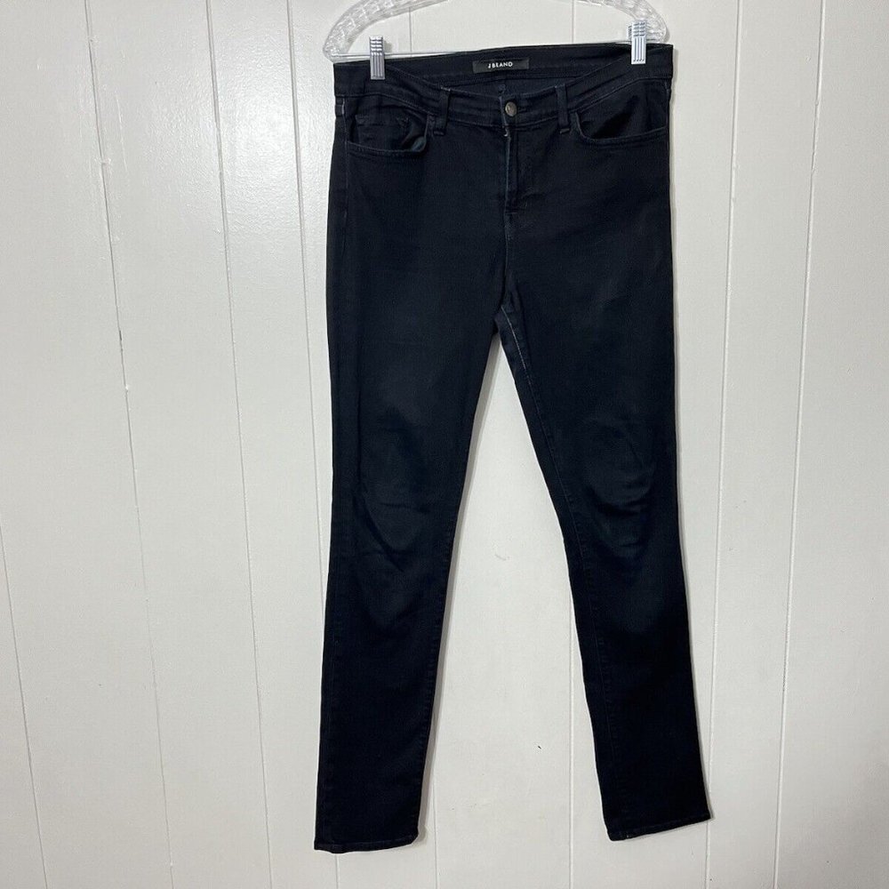 J Brand Shadow Black Skinny Leg Jeans Size 31 EUC